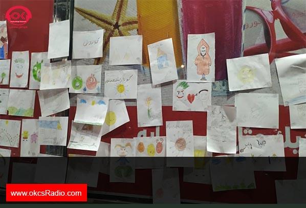نمایشگاه جالب نقاشی کودکان در افق کوروش 