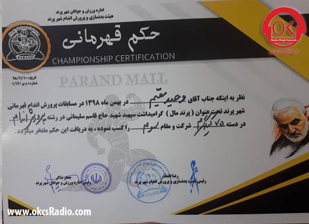  وحید مقیم هنجنی