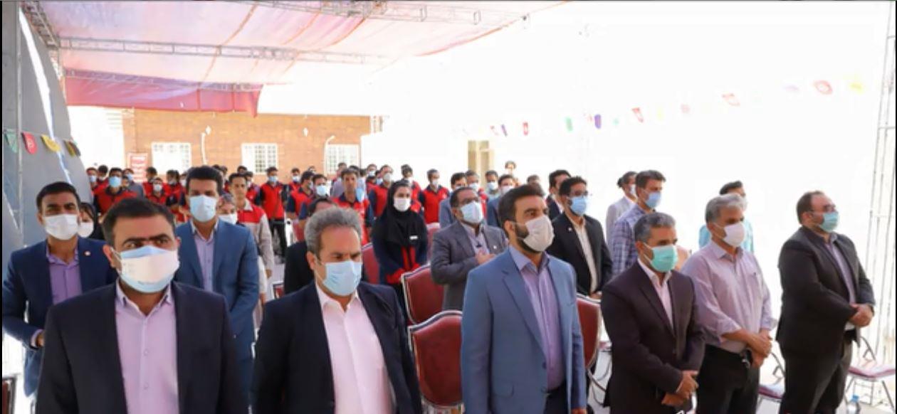  مراسم افتتاح فاز دو انبار خشک افق کوروش در کرمان